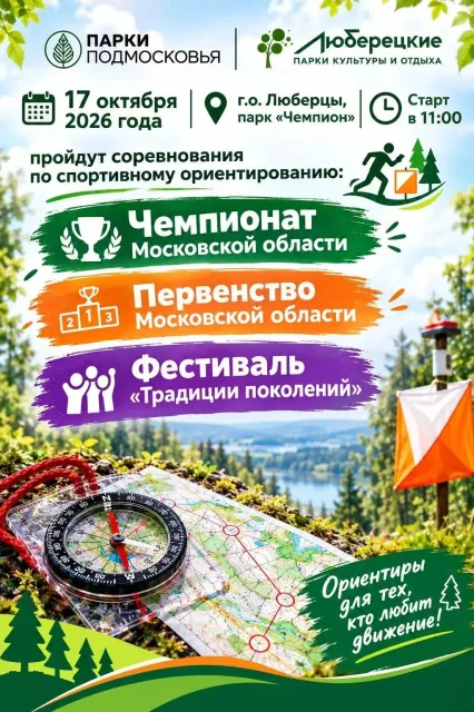 Соревнования по спортивному ориентированию в лесопарке «Чемпион»