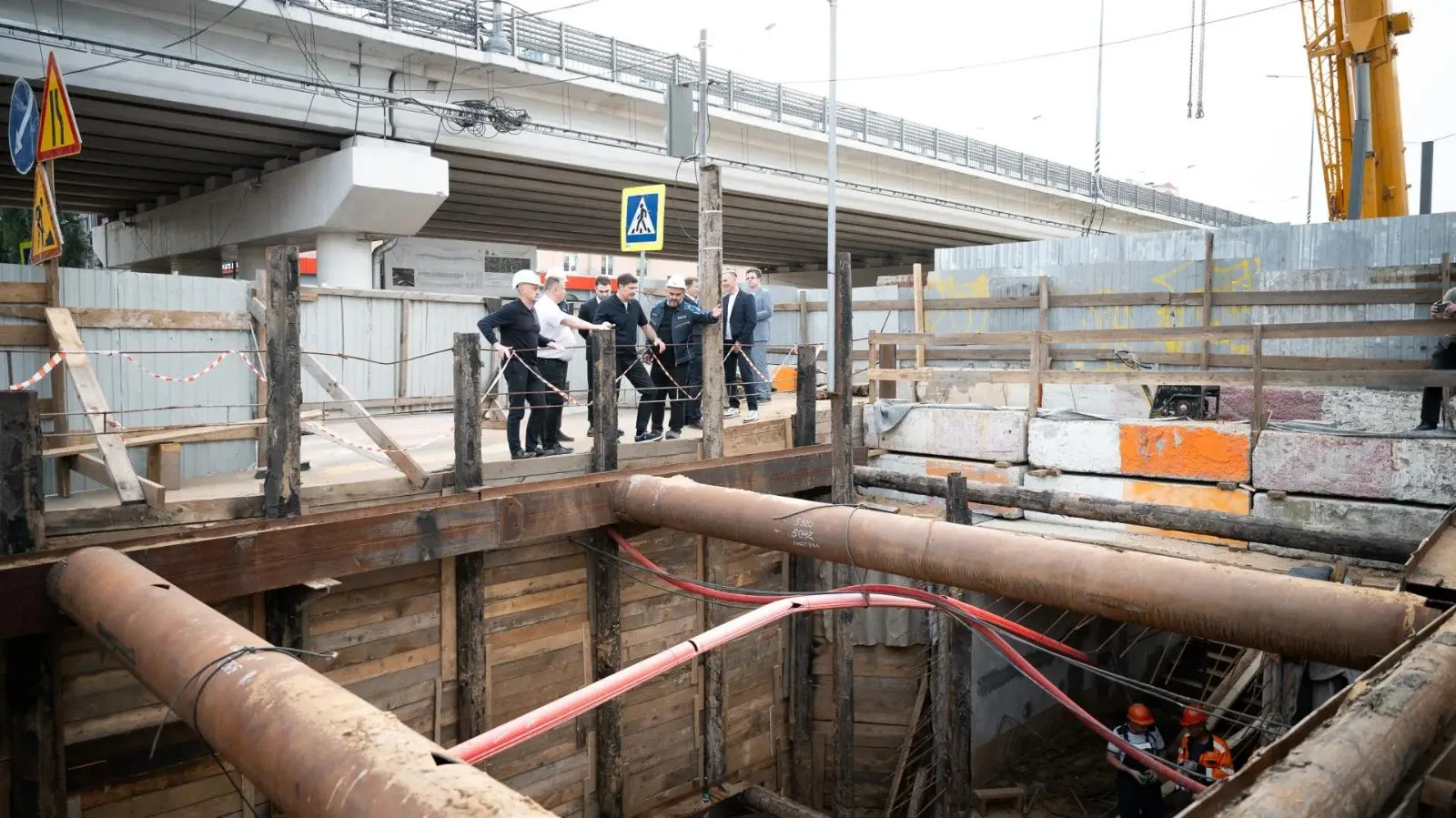 Восстановление дорожного полотна завершается на «Кресте» со стороны «Ростикса» в Люберцах