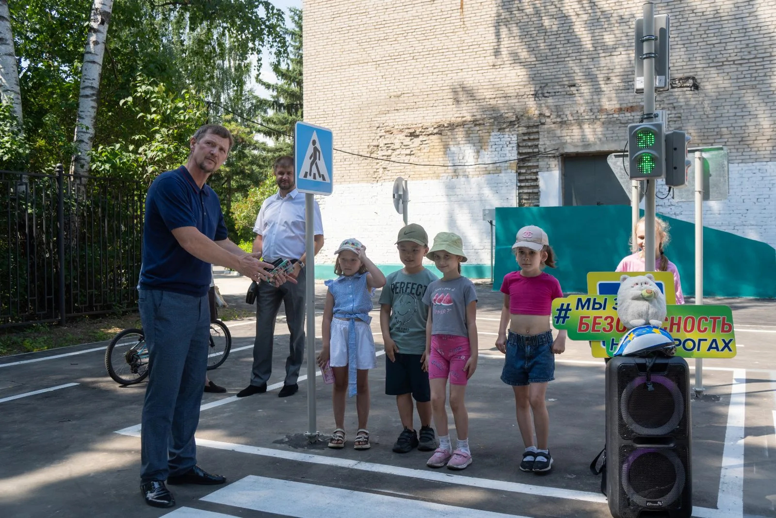 Партийцы провели в Люберцах урок дорожной безопасности в новом автогородке