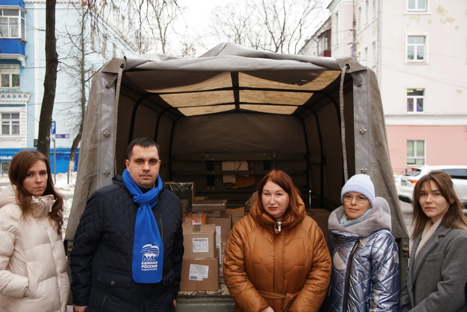 Партийцы из Люберец передали более 200 кг гуманитарной помощи бойцам СВО