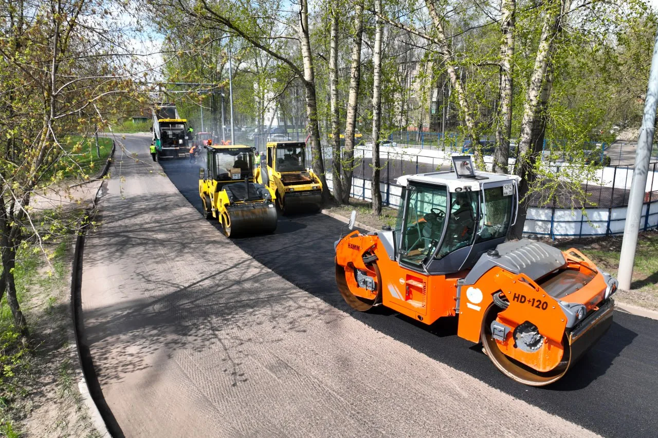 Пять участков автомобильных дорог отремонтировали в Люберцах с начала сезона