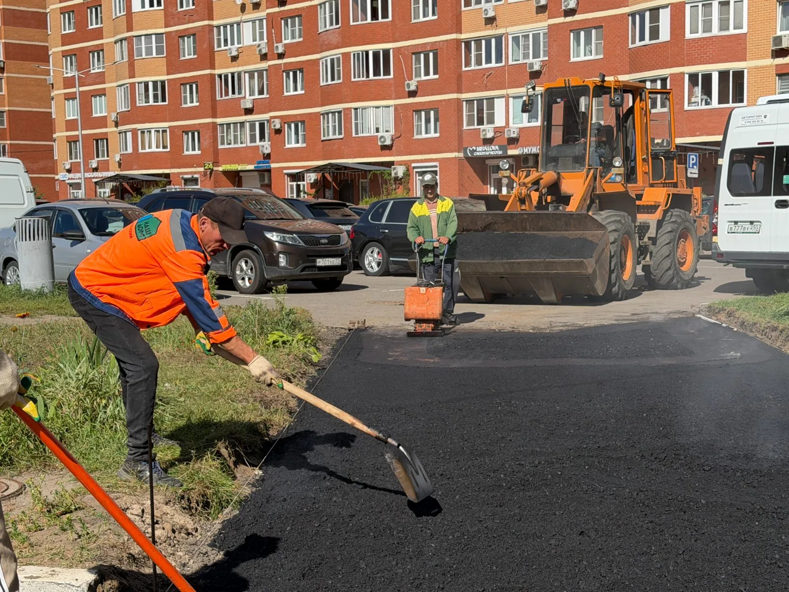 Ямочный ремонт выполнили в 45 дворах Дзержинского городского округа Люберцы