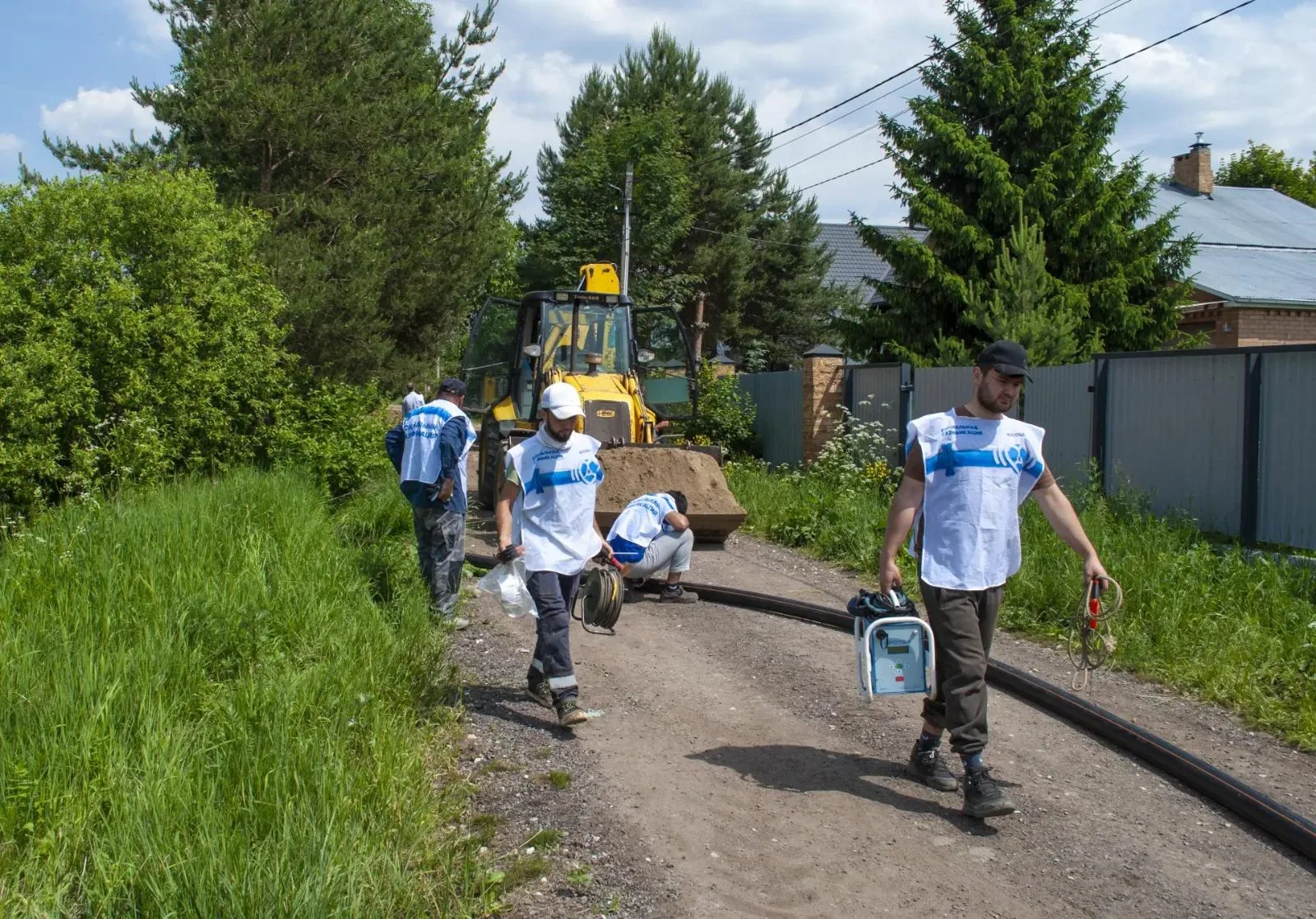 Газопровод протяженностью семь километров построят в селе Верхнее Мячково Люберец