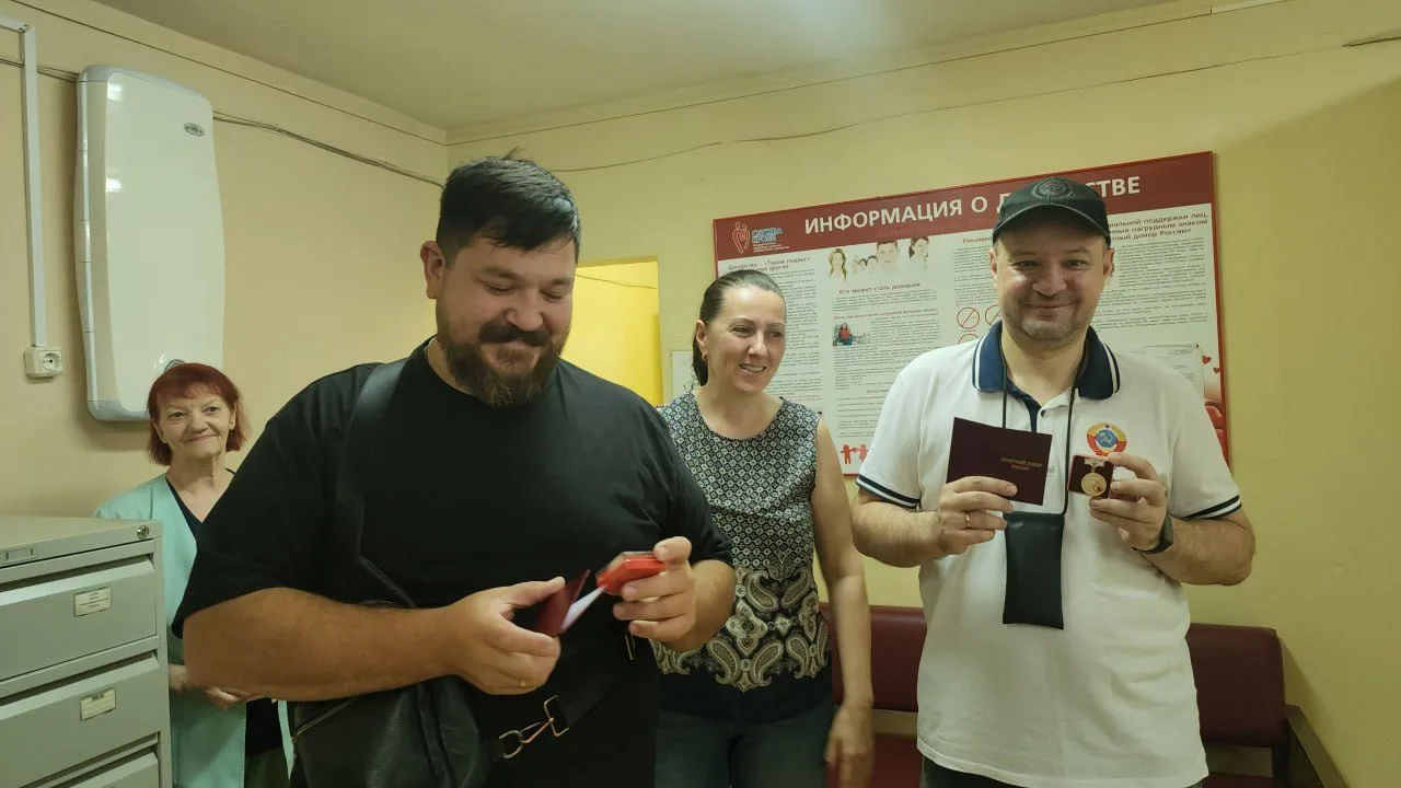 Три жителя Люберец получили звание почётного донора России