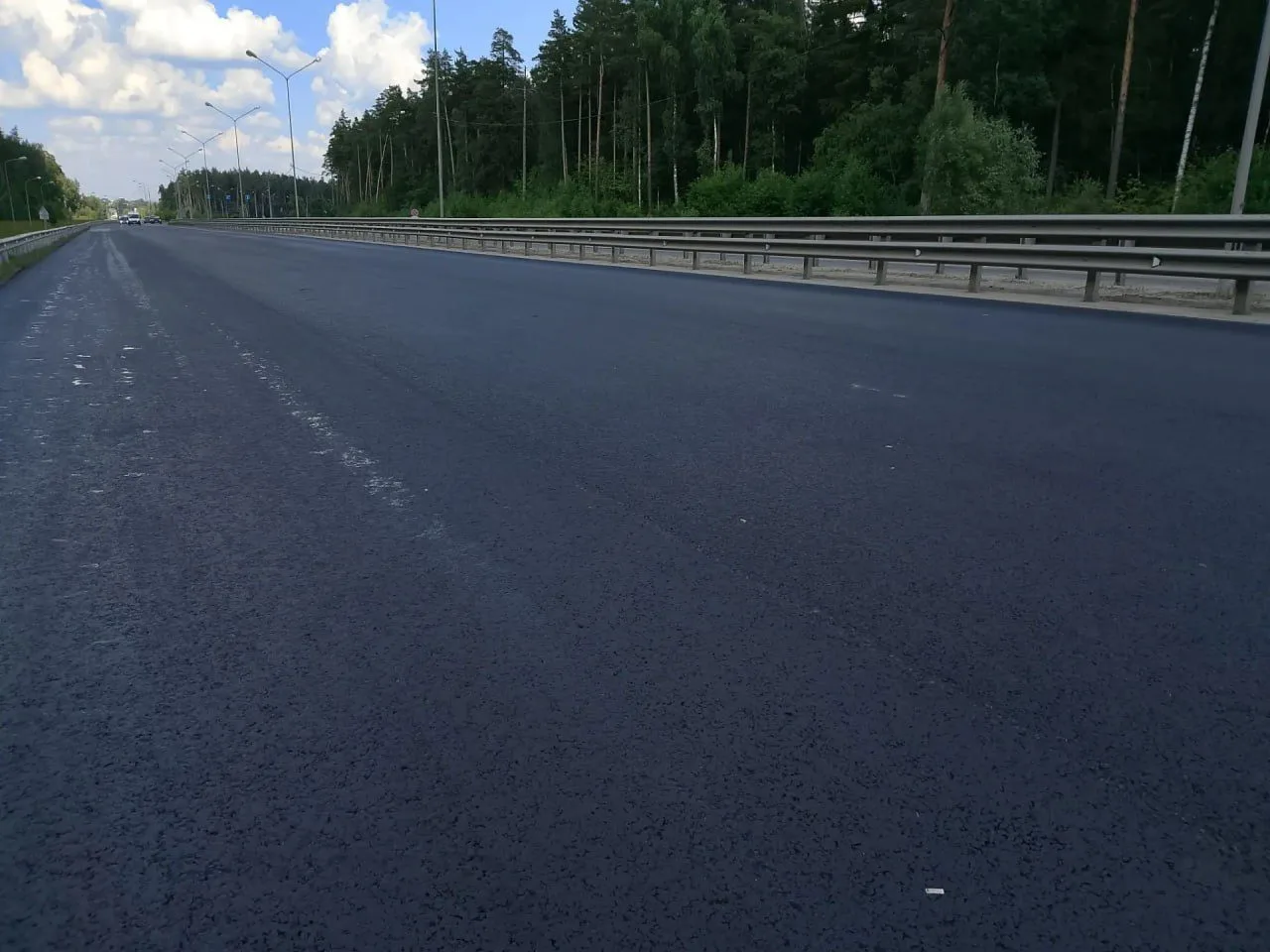 Более 2 км региональных дорог отремонтировали в Люберцах в летний период