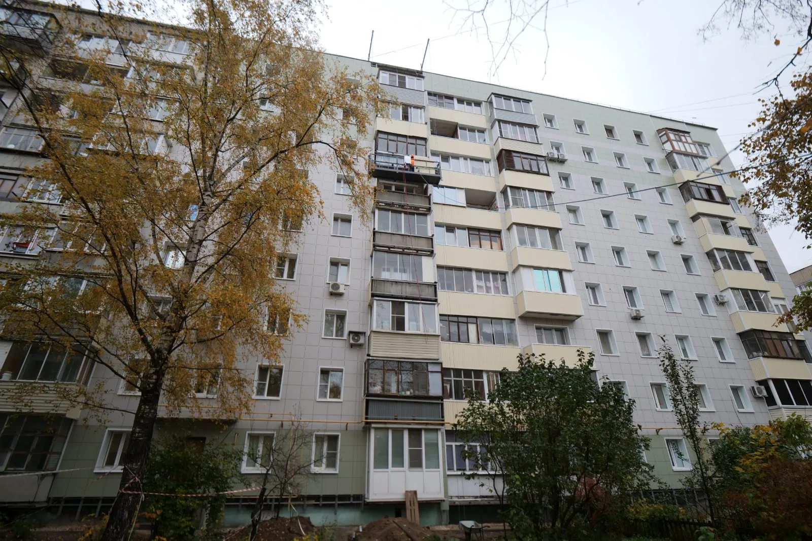 Завершается ремонт фасада МКД в Томилине городского округа Люберцы 
