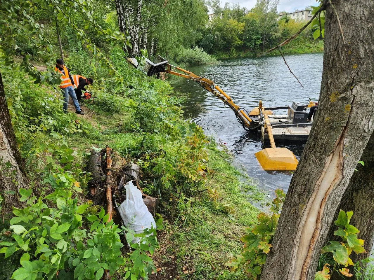 Порядка 220 кубометров отходов вывезено с Большого Красковского карьера городского округа Люберцы