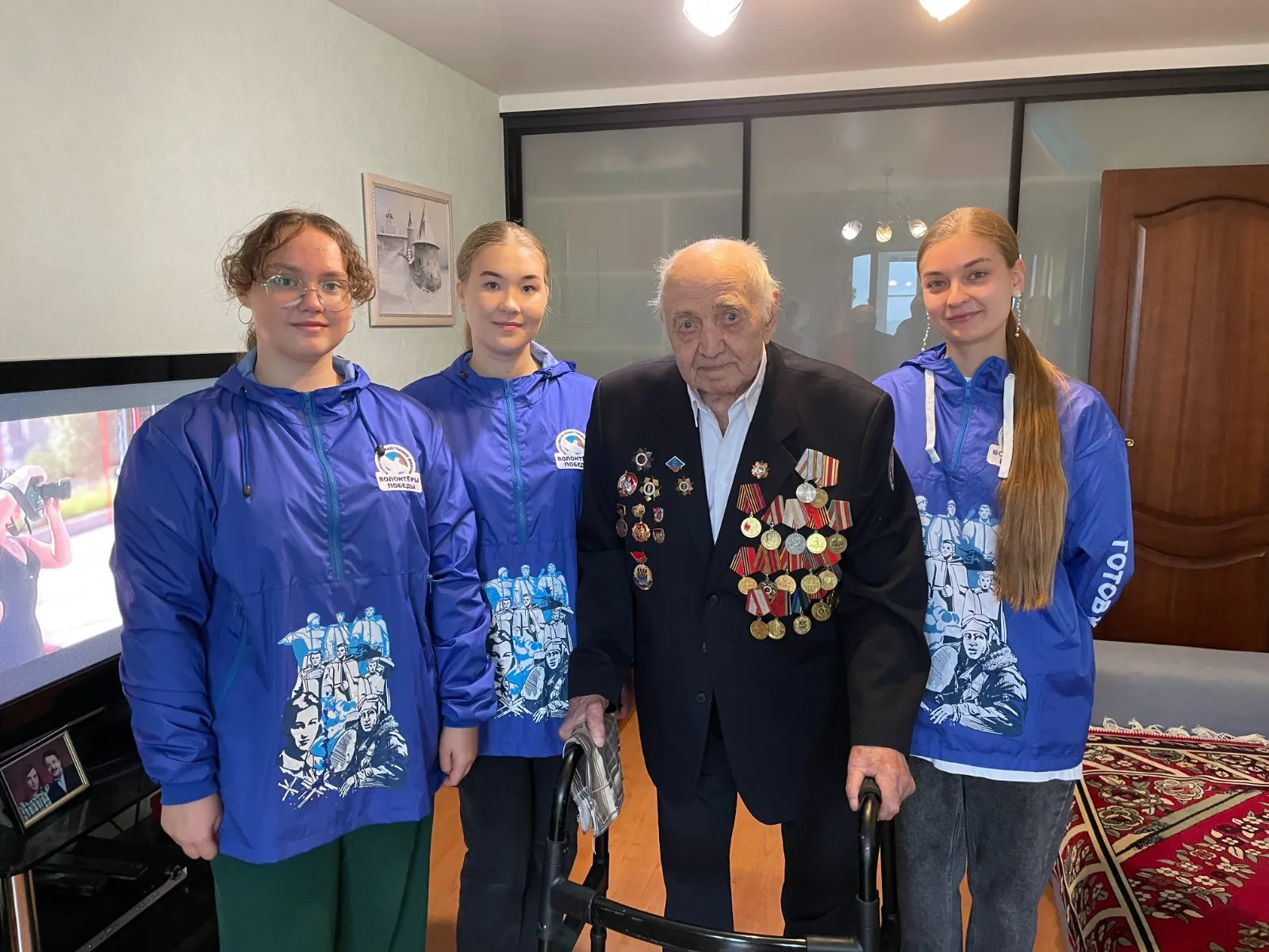Ветерана ВОВ из городского округа Люберцы поздравили с 99-летием