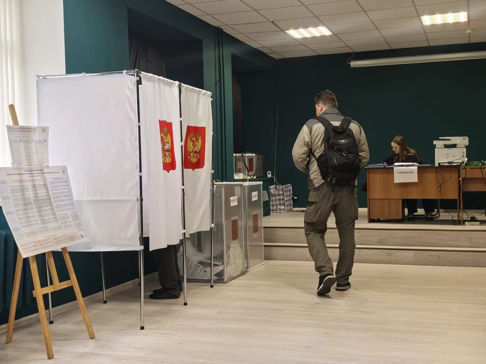 В Люберцах голосование на выборах депутатов Госдумы и Мособлдумы проходит штатно