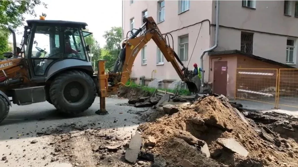 Капитальный ремонт участков теплосети проходит в Дзержинском городского округа Люберцы