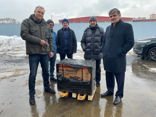 Депутат Люберец передал дизельный генератор в зону СВО