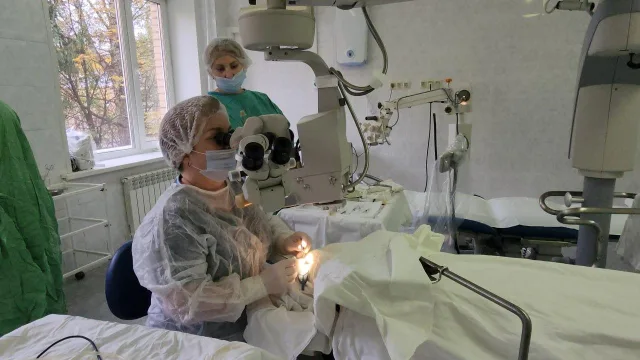 Более 2000 человек получают помощь в офтальмологическом отделении Люберецкой больницы за год