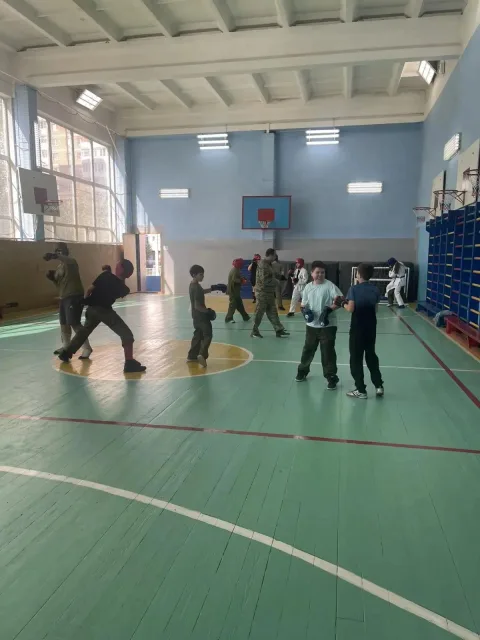 Открытое занятие клуба «Воинская дружина» прошло в школе Люберец