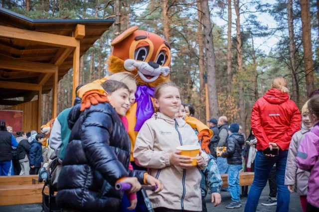 Вторую очередь лесопарка «Лесная опушка» открыли в поселке Люберец