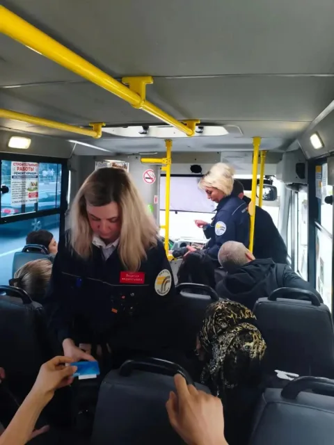 Рейд по контролю за общественным транспортом прошел в Люберцах