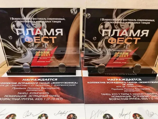 Танцоры из Дзержинского стали лауреатами I степени всероссийского фестиваля «ПЛАМЯ ФЕСТ» в Москве
