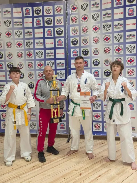 Спортсмен из Люберец завоевал бронзу на Кубке России по киокусинкай