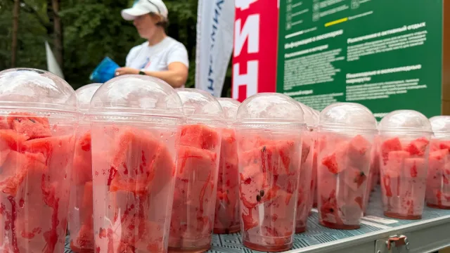 Более ста человек приняли участие в «Арбузном кроссе» в Дзержинском