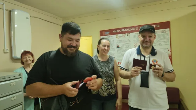 Три жителя Люберец получили звание почётного донора России