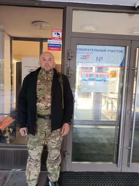 Ветераны СВО приняли участие в голосовании в Люберцах