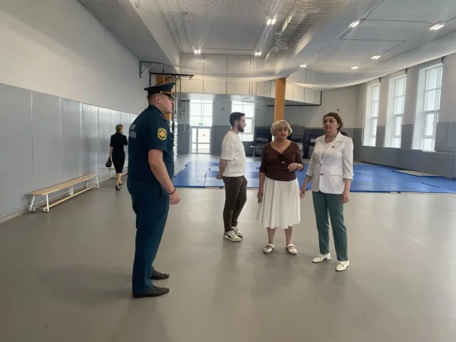 Межведомственная комиссия оценила готовность в новому учебному году корпусов гимназии №5 в Дзержинском городского округа Люберцы