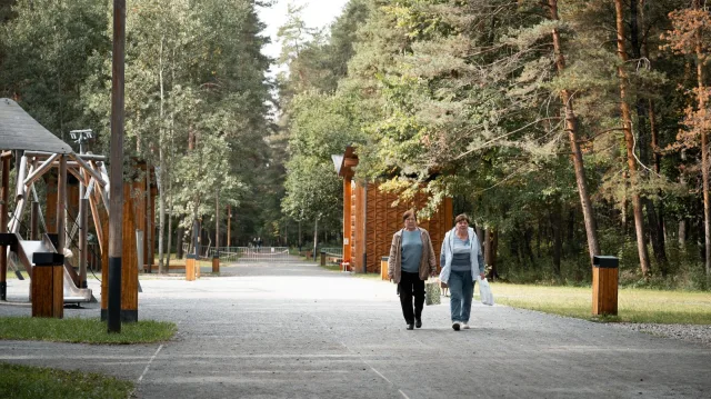 В Люберцах завершается благоустройство парка «Лесная опушка» 