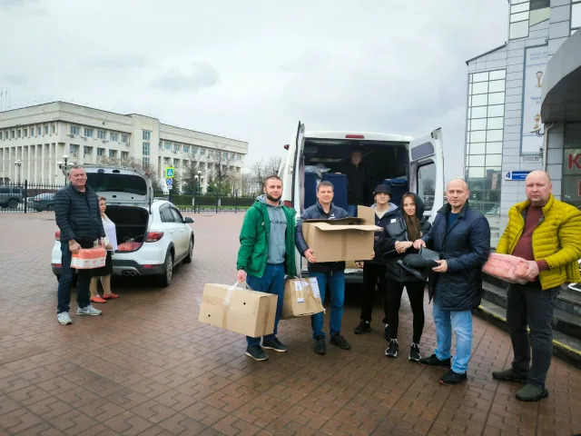 Более 500 кг гуманитарной помощи отправили люберецкие спортсмены жителям Оренбургской области