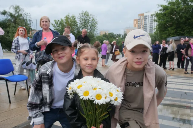 В Наташинском парке Люберец отметили День семьи, любви и верности