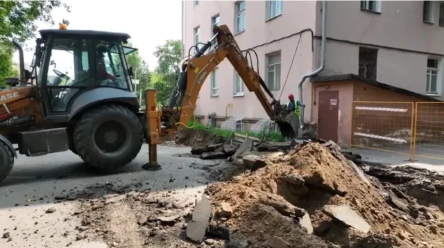 Капитальный ремонт участков теплосети проходит в Дзержинском городского округа Люберцы