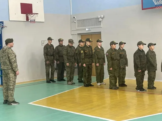 Открытое занятие клуба «Воинская дружина» прошло в школе Люберец