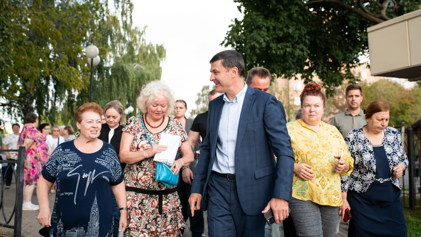 Встреча с жителями п. Красково о благоустройстве парка Победы
