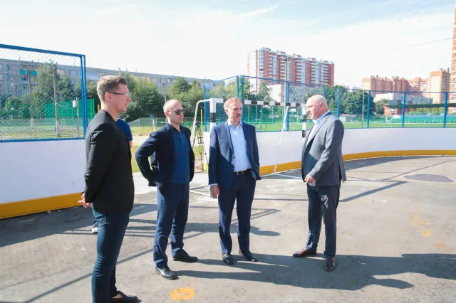 Универсальная хоккейная площадка появится в городском округе Люберцы в сентябре 07.08.19